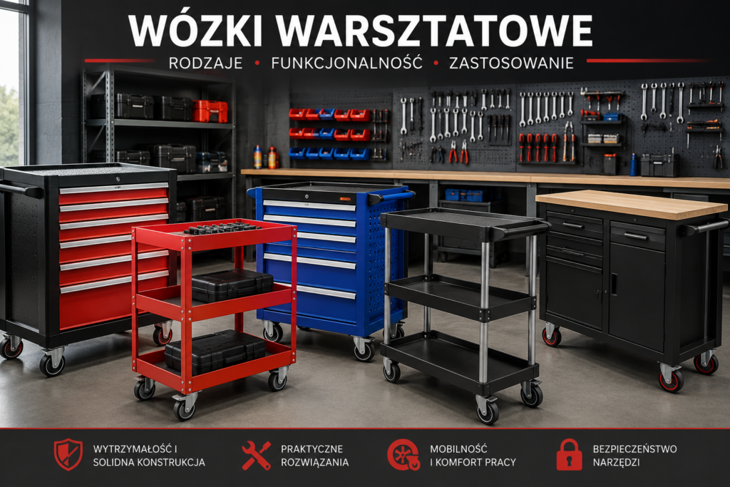 wózki warsztatowe rodzaje